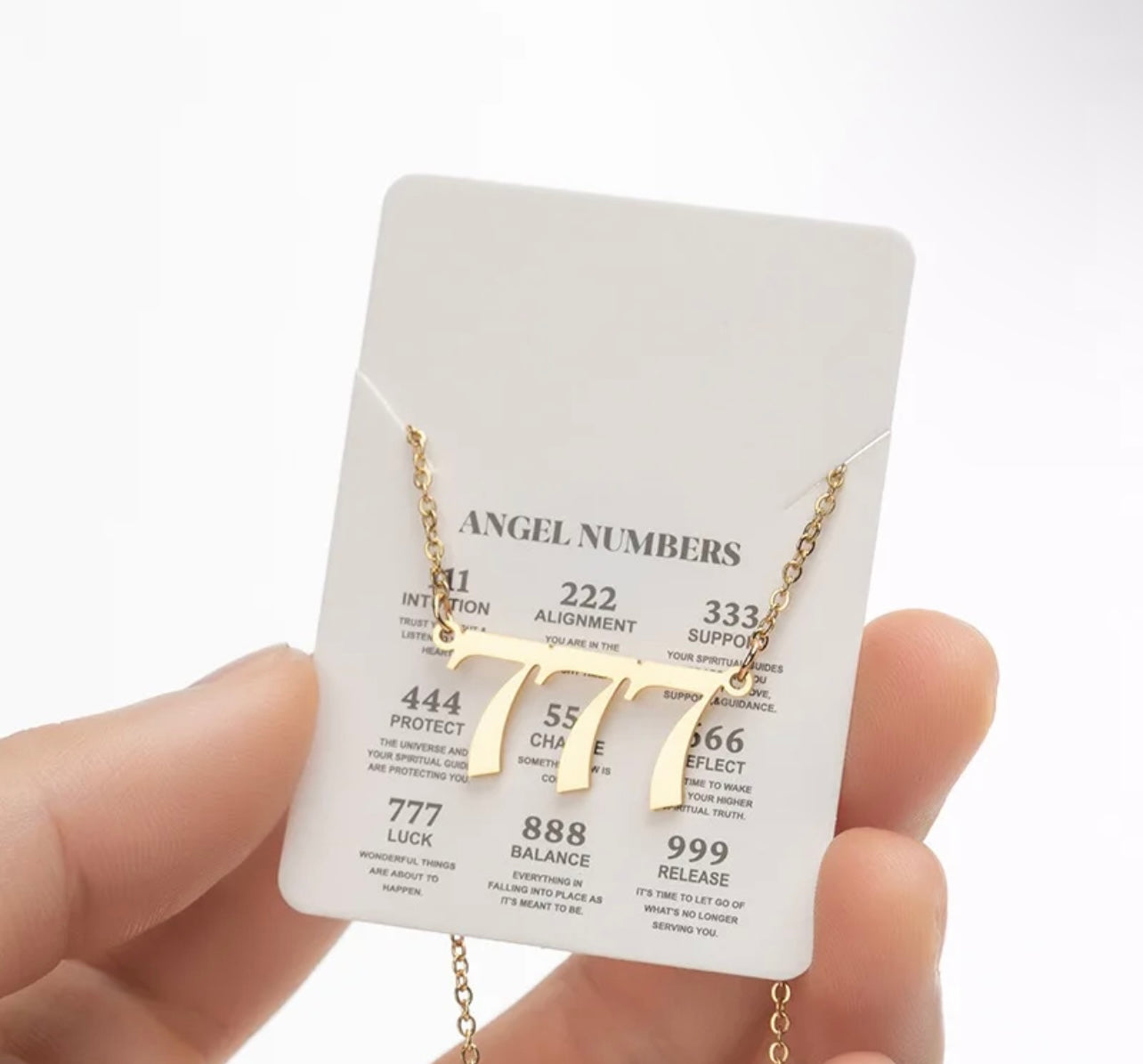 Angel Number Necklace