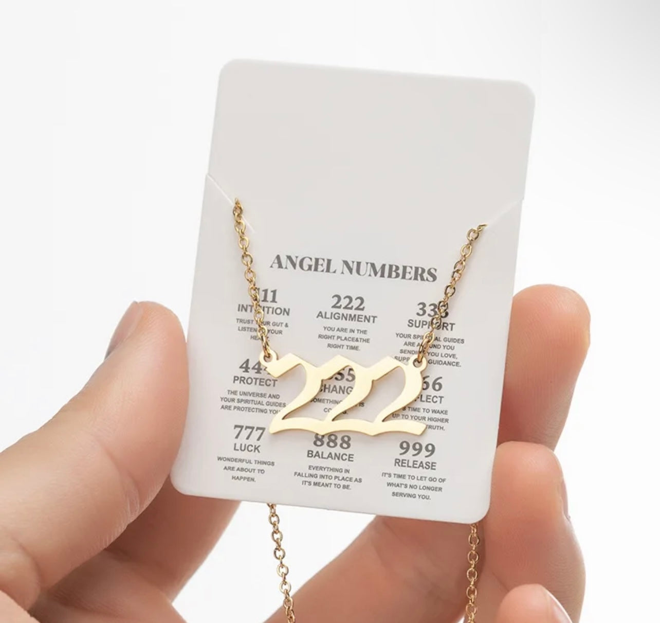 Angel Number Necklace