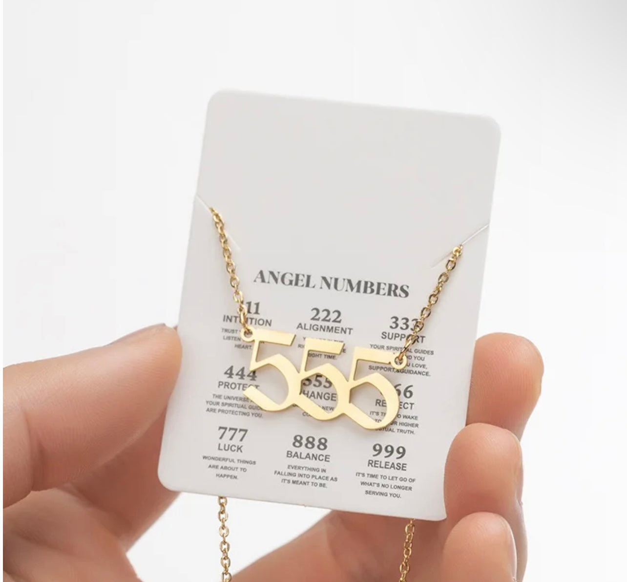 Angel Number Necklace