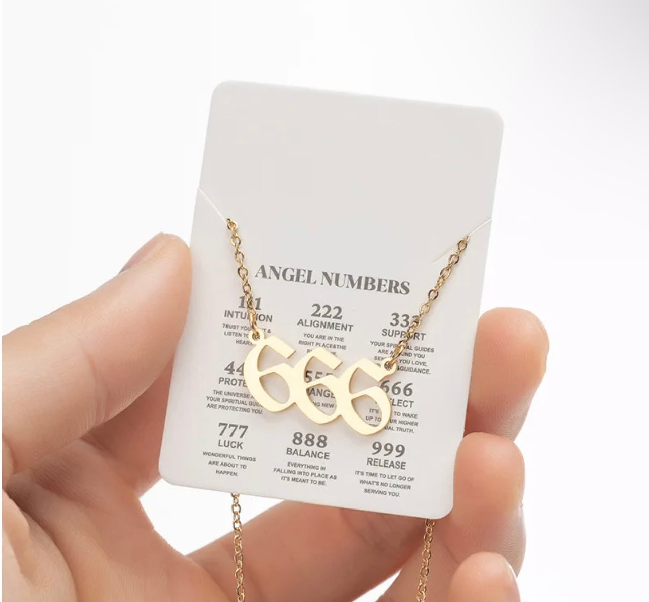 Angel Number Necklace