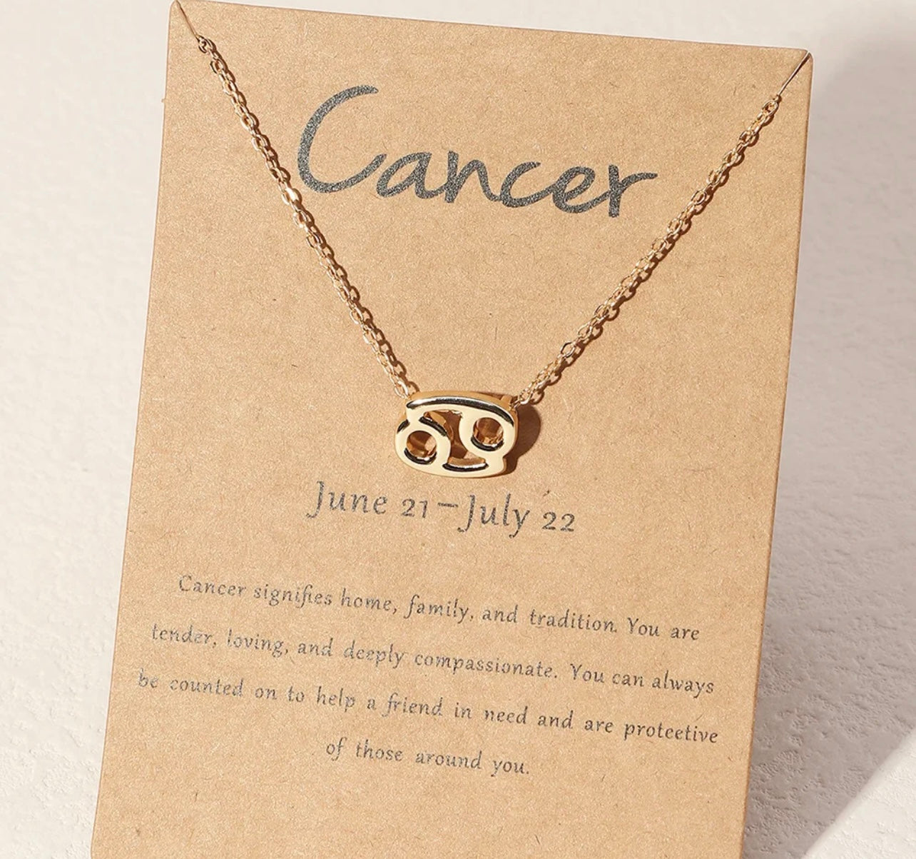 Horoscope Zodiac Sign Necklace