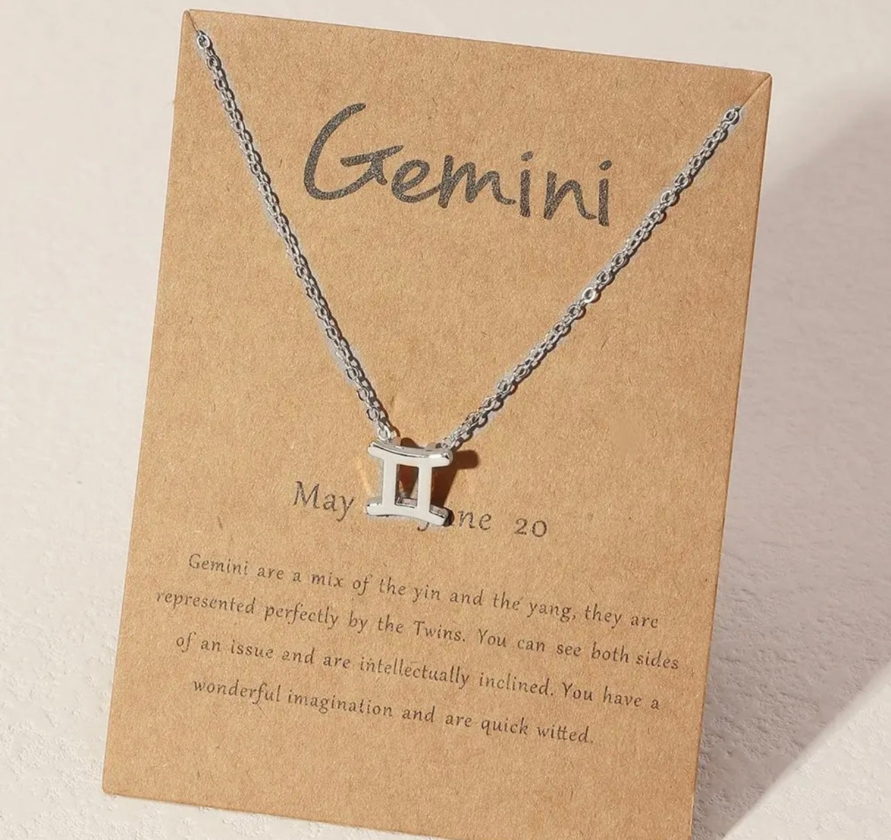 Horoscope Zodiac Sign Necklace