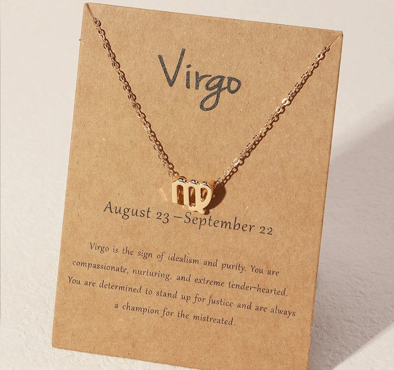 Horoscope Zodiac Sign Necklace