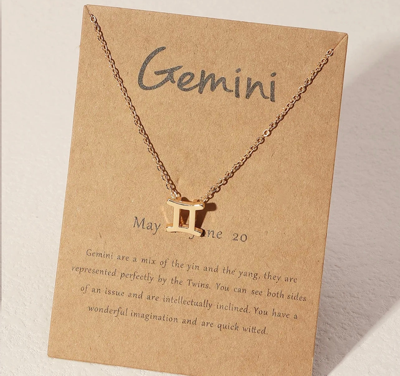 Horoscope Zodiac Sign Necklace