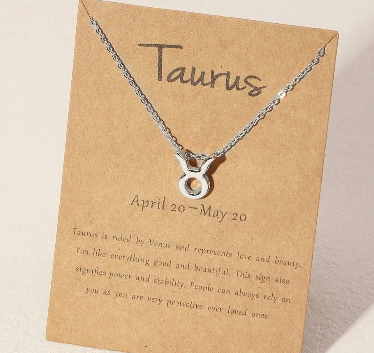 Horoscope Zodiac Sign Necklace