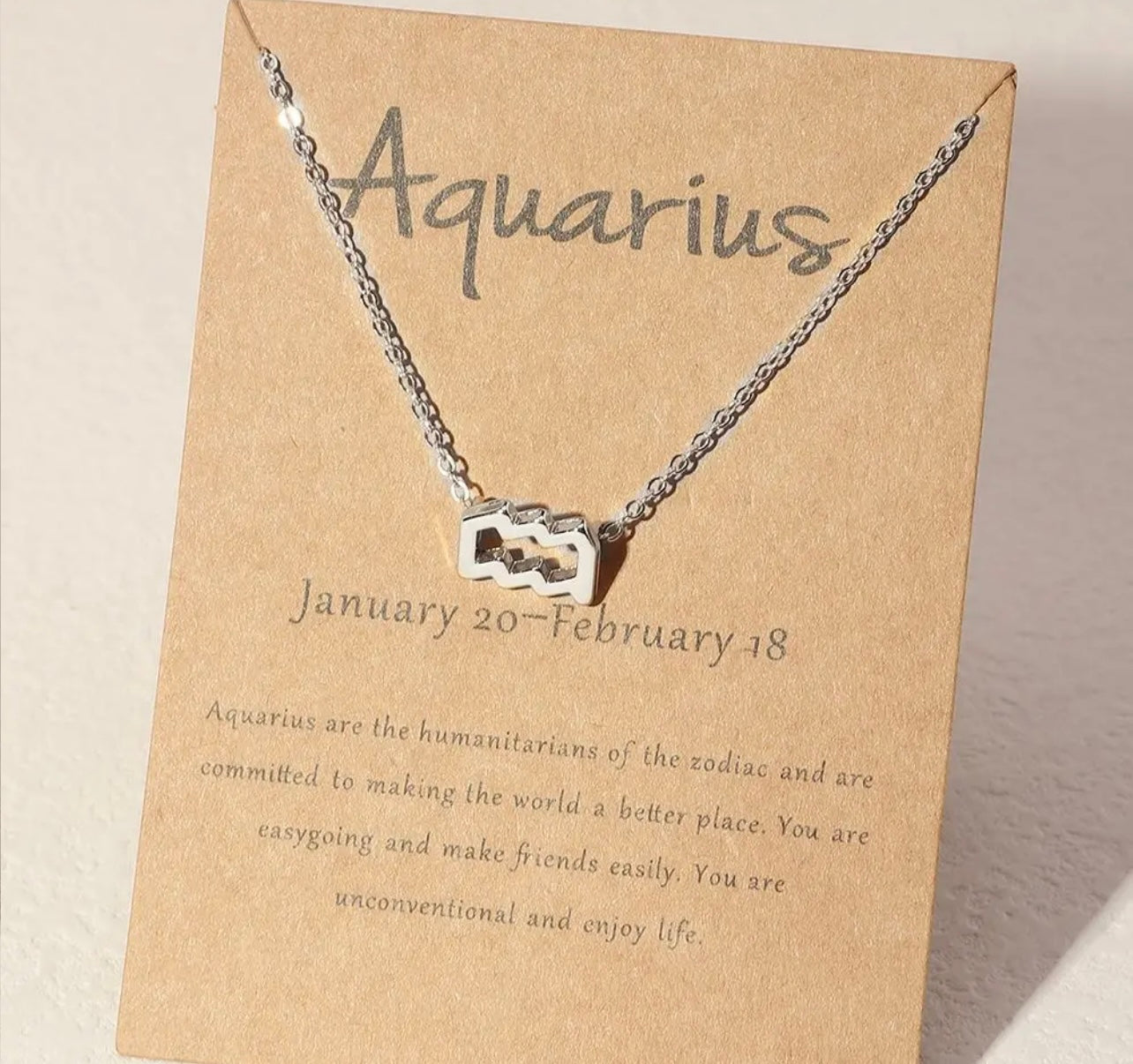 Horoscope Zodiac Sign Necklace