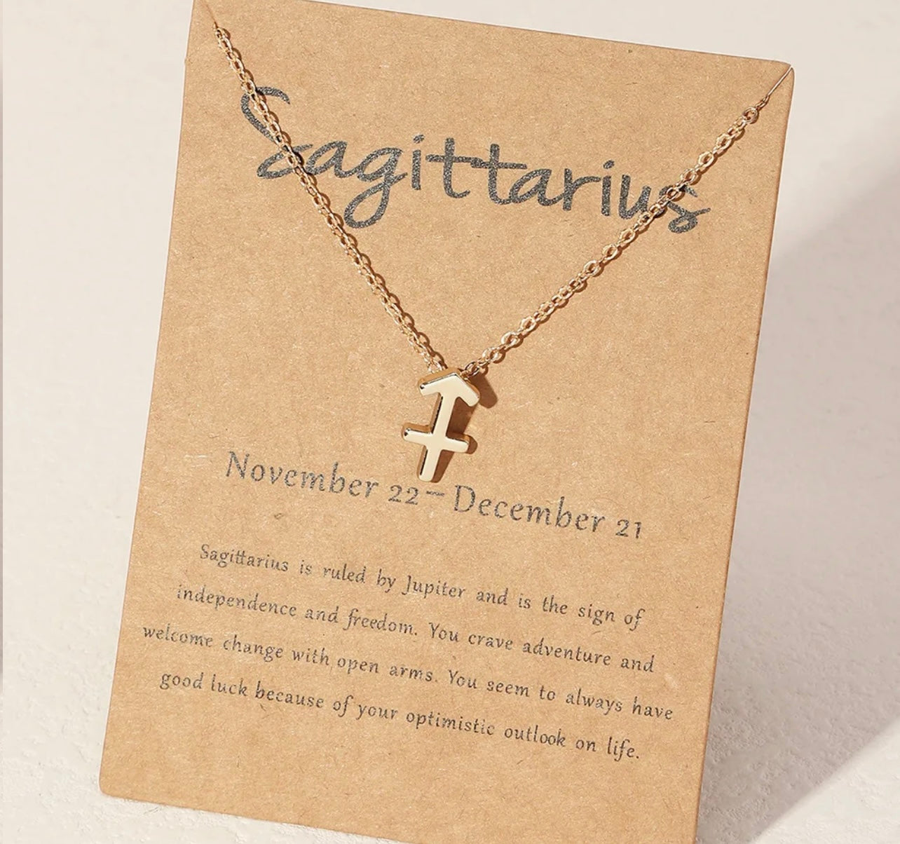 Horoscope Zodiac Sign Necklace